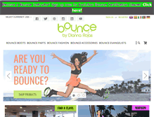 Tablet Screenshot of bounceboots.com